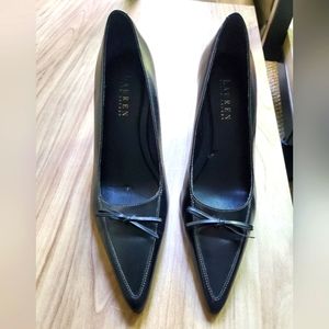 Ralph Lauren 3" Heel w Bow  Size 7